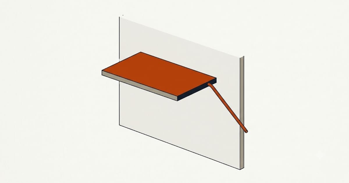 A wall-mounted head with its condensate drain line
