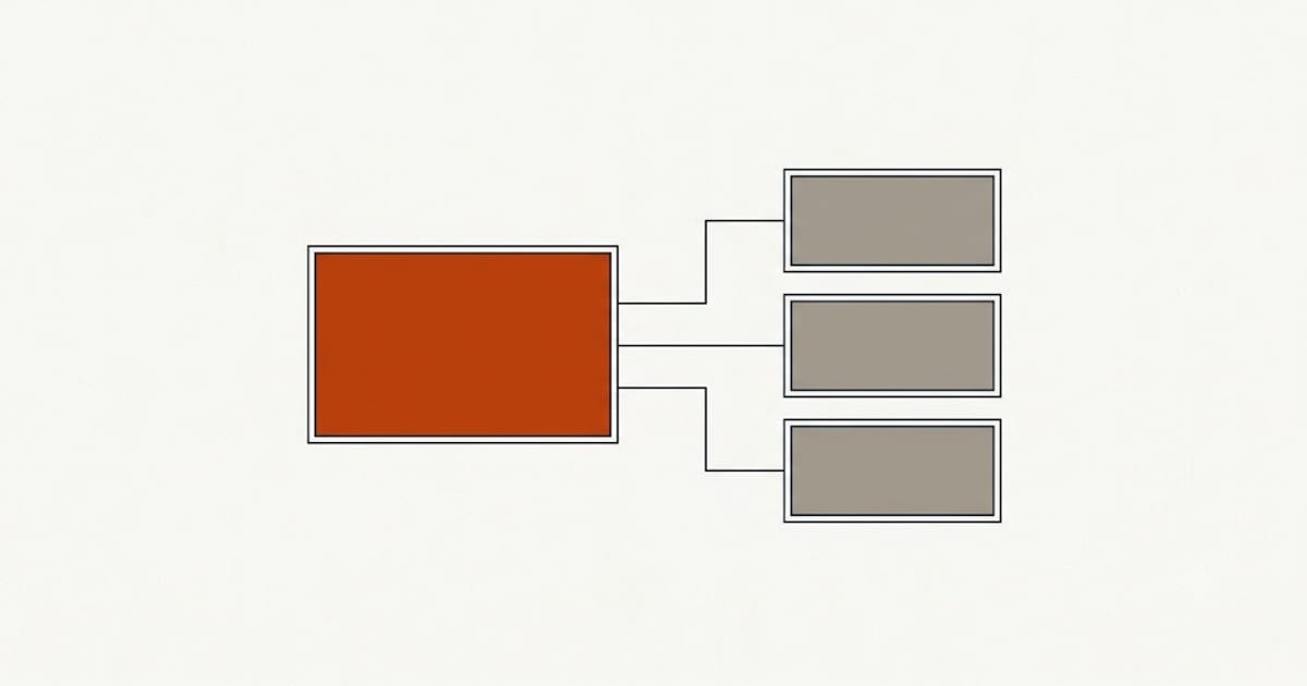 One condenser serving several indoor heads